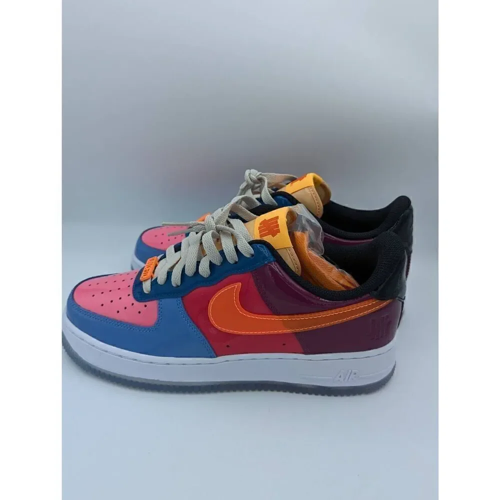 Nike Undefeated x Air Force 1 Low Total orange Men's 8 - Picture 3 of 11